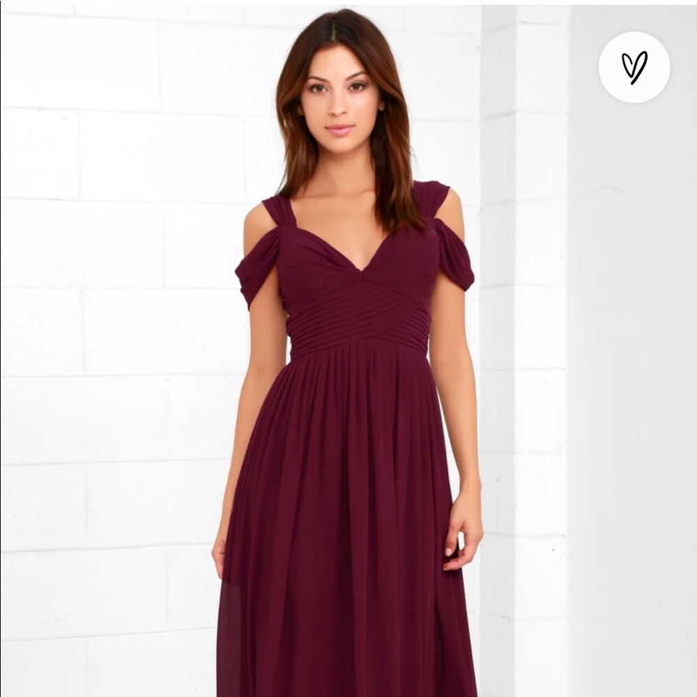 Lulus Maxi Dress- “Make me Move” -new